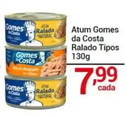 X Supermercados Atum Gomes da Costa Ralado Tipos oferta