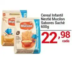 X Supermercados Cereal Infantil Nestlé Mucilon Sabores Sachê oferta