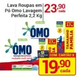 X Supermercados Lava Roupas em Pó Omo Lavagem Perfeita oferta