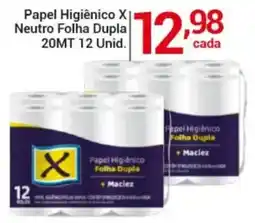 X Supermercados Papel Higiênico X Neutro Folha Dupla oferta