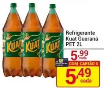 X Supermercados Refrigerante Kuat Guaraná oferta