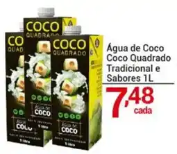 X Supermercados Água de Coco Coco Quadrado Tradicional e Sabores oferta