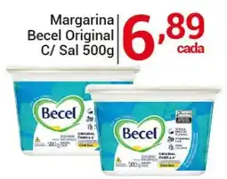 X Supermercados Margarina becel original c/ sal oferta