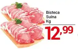 X Supermercados Bisteca Suína oferta