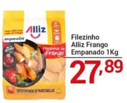 X Supermercados Filezinho alliz frango empanado oferta