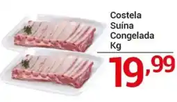 X Supermercados Costela Suína Congelada oferta
