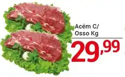X Supermercados Acém C/ Osso Kg oferta