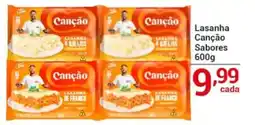X Supermercados Lasanha Canção Sabores oferta