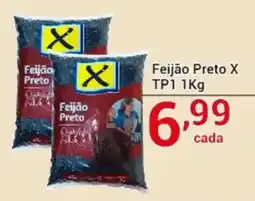 X Supermercados Feijão Preto X oferta