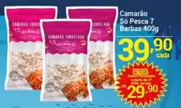 X Supermercados Camarão congelado oferta
