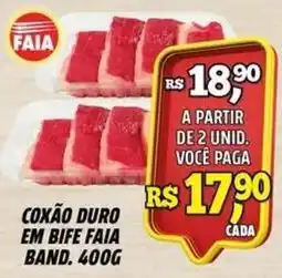 Zattão Supermercado Coxão duro em bife faia oferta