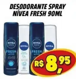 Zattão Supermercado Desodorante spray nivea fresh oferta