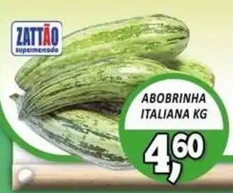 Zattão Supermercado abobrinha italiana oferta