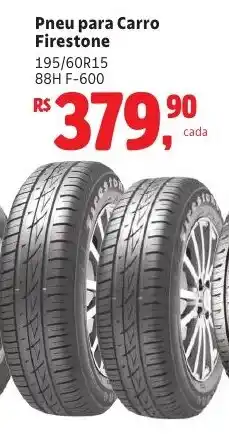 Camiño supermercados Pneu para carro firestone oferta