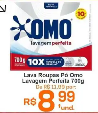 Lava Roupas Pó Omo Lavagem Perfeita