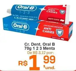 Cocipa Cr. Dent. Oral B 1 2 3 Menta oferta