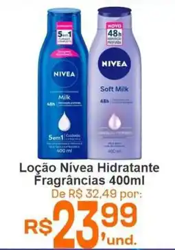 Cocipa Loção Nivea Hidratante Fragrâncias oferta
