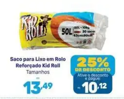Supermercados Jau Serve Saco para Lixo em Rolo Reforçado Kid Roll oferta