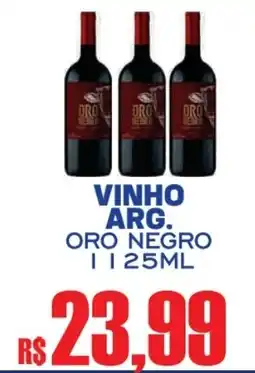Supermercado Vitorino vinho arg. oro negro oferta