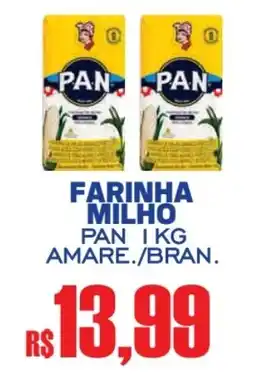 Supermercado Vitorino Farinha milho pan 1 kg amare./bran. oferta