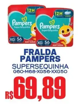 Supermercado Vitorino Fralda pampers supersequinha oferta