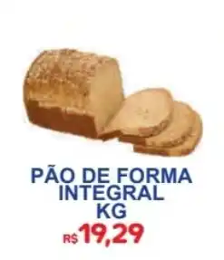 Supermercado Vitorino Pão de forma integral oferta