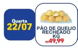 Supermercado Vitorino pão de queijo recheado oferta