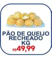 Supermercado Vitorino Pão de queijo recheado oferta