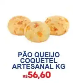 Supermercado Vitorino pão queijo coquetel artesanal kg oferta
