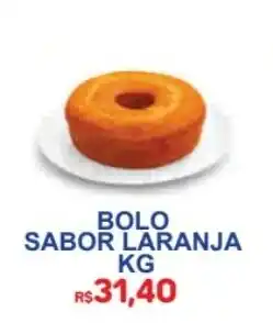 Supermercado Vitorino Bolo sabor laranja oferta