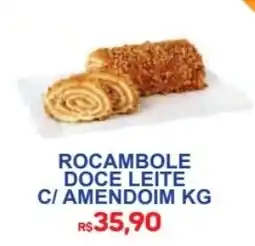 Supermercado Vitorino rocambole doce leite c/ amendoim kg oferta