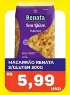 Supermercados Planalto Macarrão renata s/gluten oferta