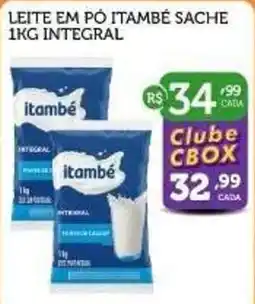 CenterBox Leite em pó itambé sache integral oferta