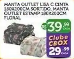 CenterBox Manta outlet lisa c cinta oferta