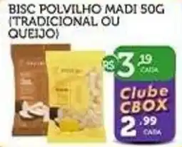 CenterBox Bisc polvilho madi oferta