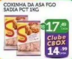CenterBox Coxinha da asa fgo sadia pct 1kg oferta