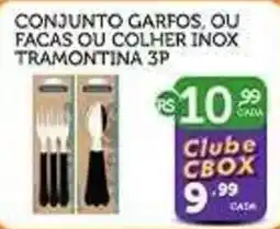 CenterBox Conjunto garfos, ou facas ou colher inox tramontina 3p oferta