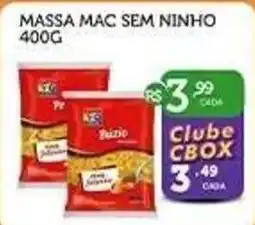 CenterBox Massa mac sem ninho oferta