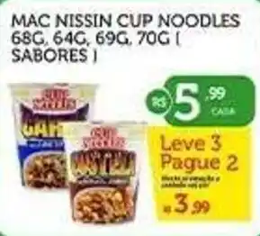 CenterBox Mac nissin cup noodles oferta