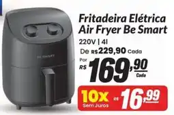 Stok Center Fritadeira Elétrica Air Fryer Be Smart oferta