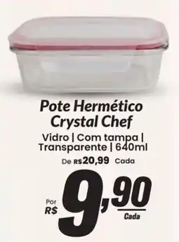 Stok Center Pote Hermético Crystal Chef oferta