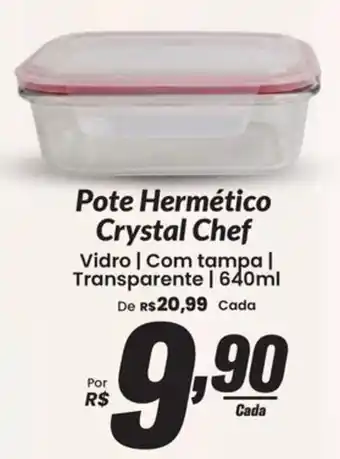 Pote Hermético Crystal Chef