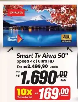 Stok Center Smart Tv Aiwa 50" Speed 4k | Ultra Hd oferta