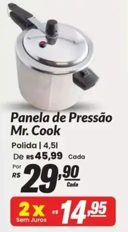 Stok Center Panela de Pressão Mr. Cook oferta