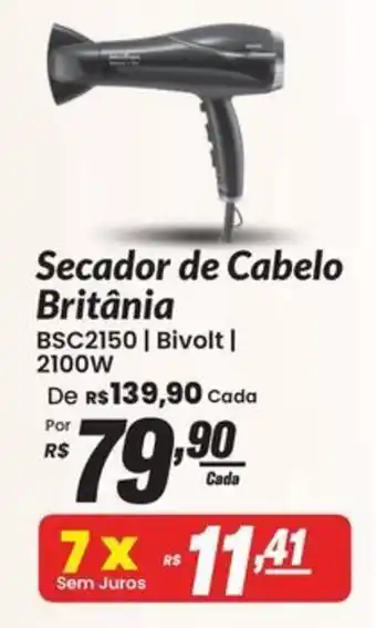 Secador de Cabelo Britânia