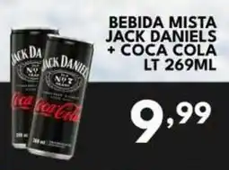 Rede Plus Supermercados Bebida mista jack daniels + coca cola oferta