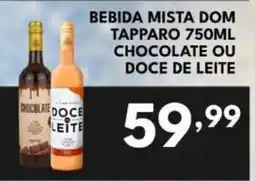 Rede Plus Supermercados Bebida mista dom tapparo chocolate ou doce de leite oferta