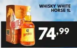 Rede Plus Supermercados whisky white horse oferta