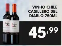 Rede Plus Supermercados vinho chile casillero del diablo oferta