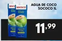 Rede Plus Supermercados Água de coco sococo oferta